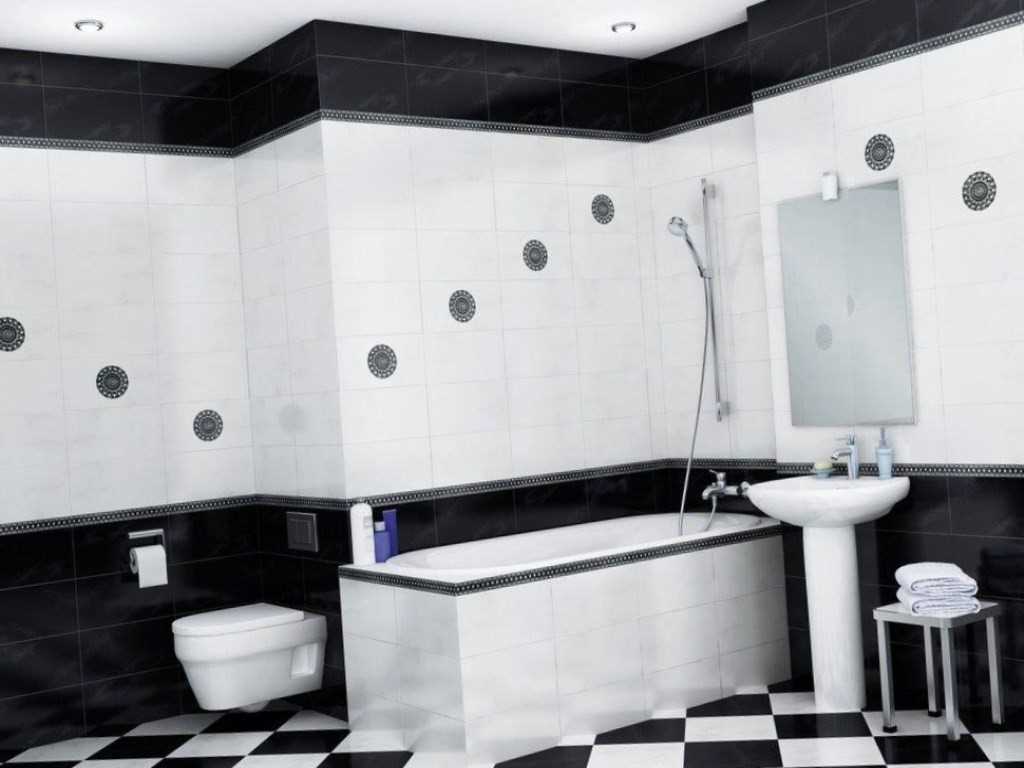 une variante du design insolite d'une salle de bain blanche