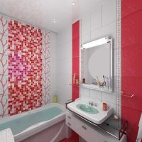 option de design original image de salle de bain blanche