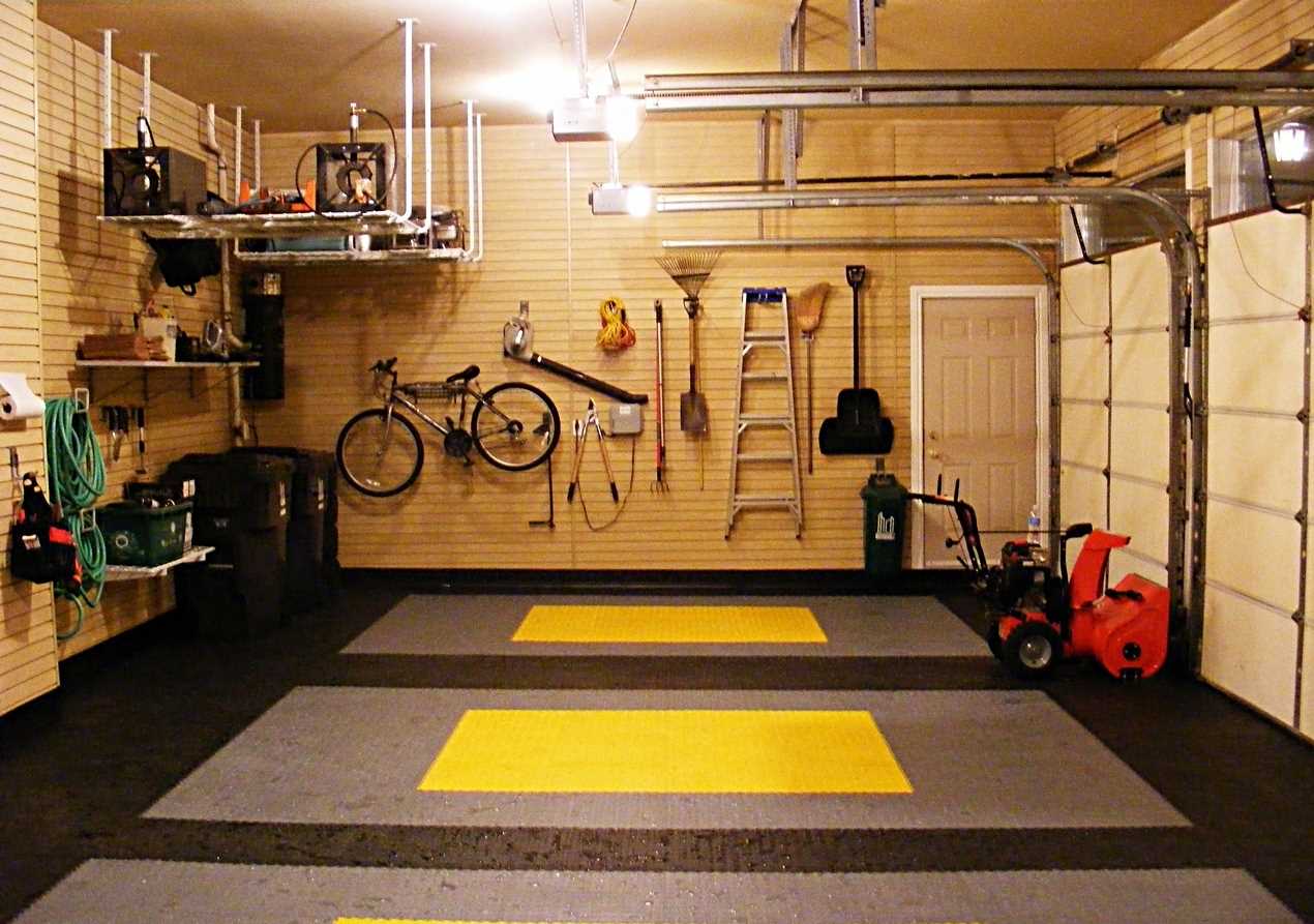 idée d'un design de garage inhabituel