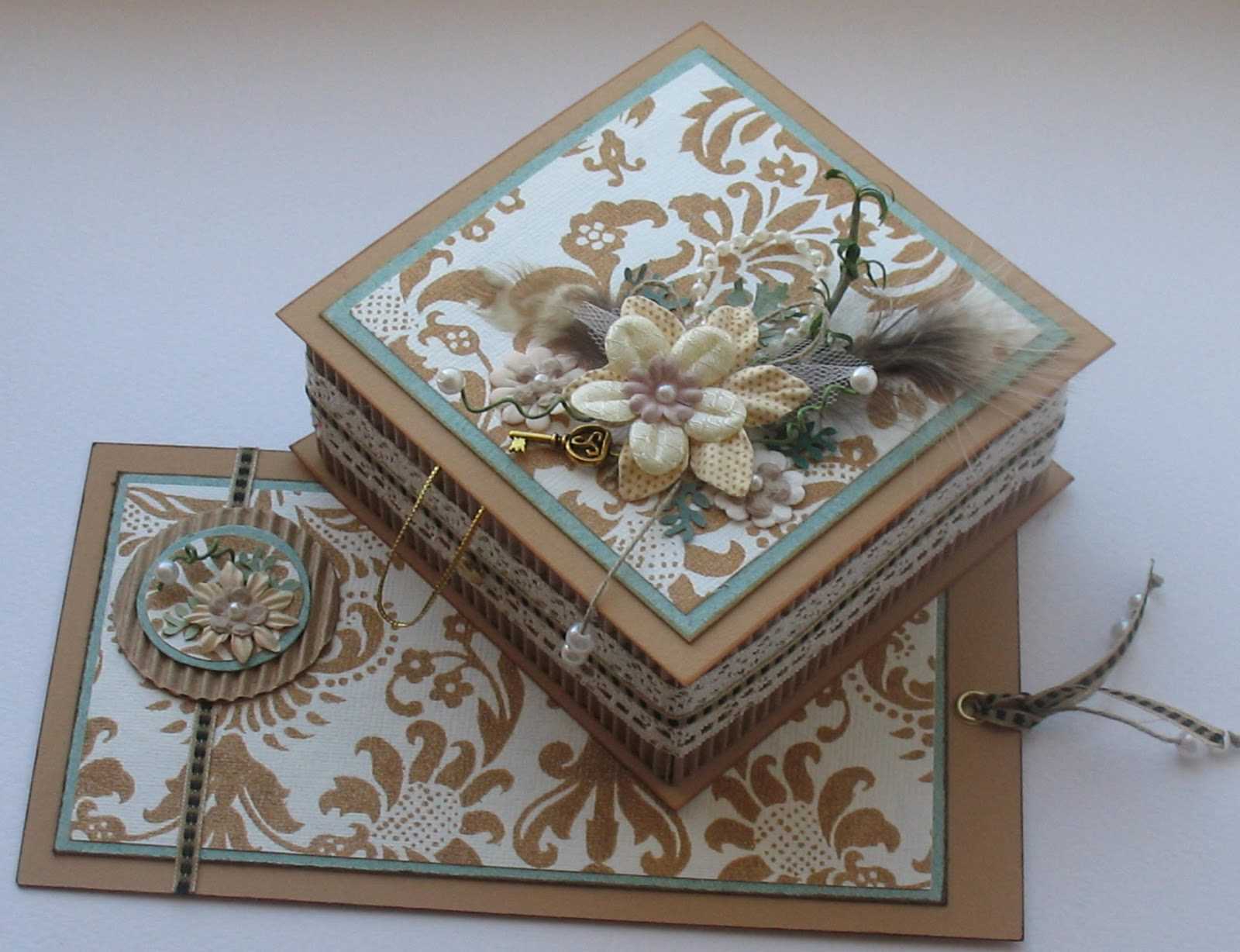 idée de bricolage de la décoration originale de la boîte à bijoux