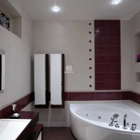 opcija lijepog dizajna velike slike u kupaonici