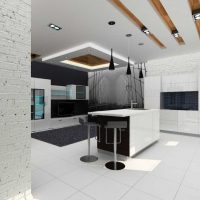 option de design lumineux d'un appartement moderne photo 70 m²