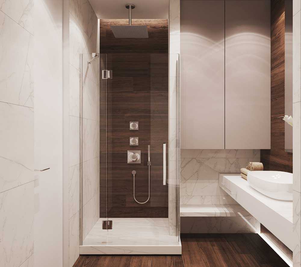 idée d'un intérieur de salle de bain atypique de 3 m²