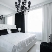 idée d'un intérieur de chambre moderne en photo couleur blanc