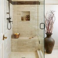 l'idée d'un style moderne de la salle de bain 2.5 m² photo
