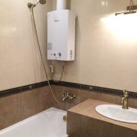 idea di uno stile insolito di un bagno di 4 mq