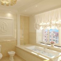 l'idea di un bellissimo design del bagno in una foto in stile classico