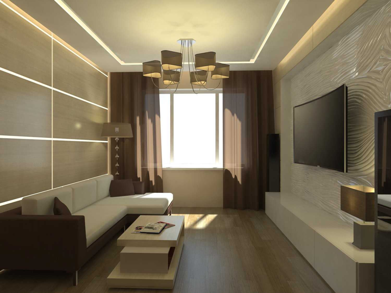 idée d'un design lumineux d'un salon dans un style moderne