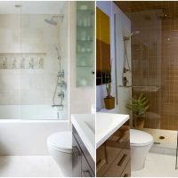 idée de design de salle de bain lumineuse de 2,5 m² photo
