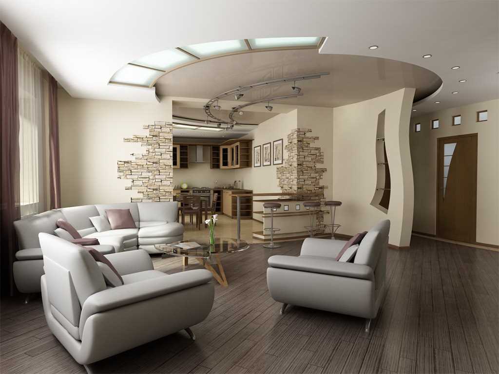 un esempio di un luminoso soggiorno in stile 25 mq