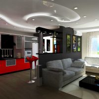 example of a beautiful style living room 25 sq.m photo