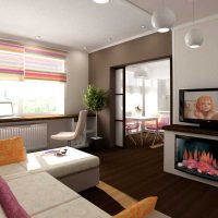 exemple d'un bel appartement intérieur photo 50 m²