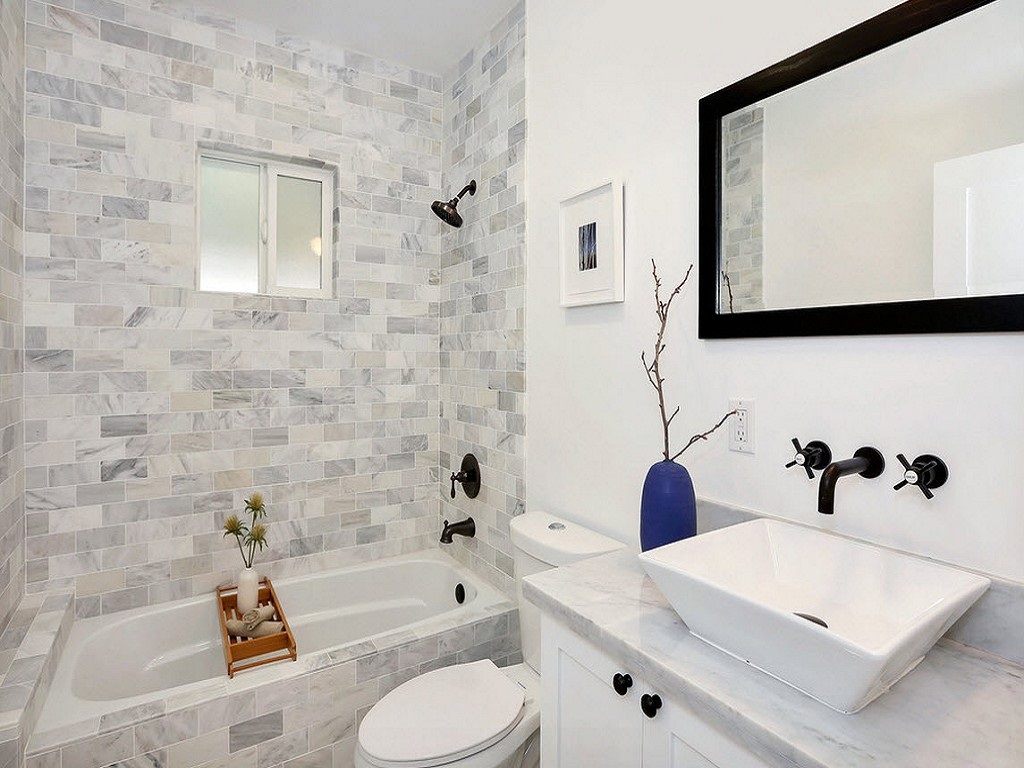 optie van een mooie stijl van een badkamer van 5 m²