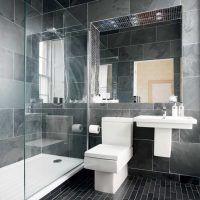verzija prekrasnog stila slike velike kupaonice