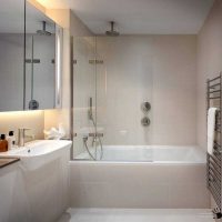 version du design moderne de la salle de bain, photo de 2,5 m²