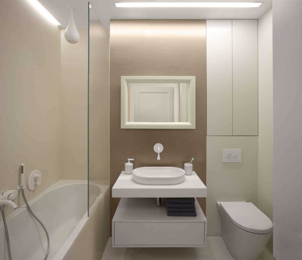 l'idée d'une belle salle de bain de 4 m2