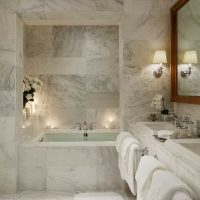l'idea di un interno luminoso per il bagno in una foto in stile classico