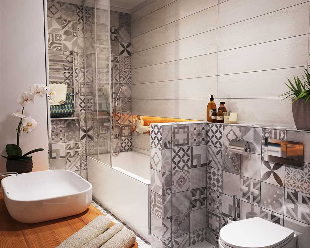 l'idée d'une belle salle de bain de style 3 m²