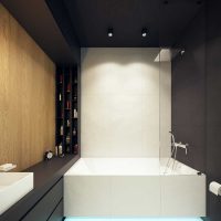 An example of a bright bathroom interior 5 sq.m picture