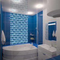 option de design inhabituel grande image de salle de bain