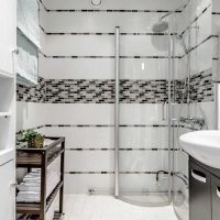 idée d'un intérieur de salle de bain moderne 2017 photo