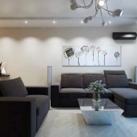 variante lumineuse d'un appartement moderne de 70 m² photo