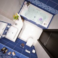 l'idée d'une belle salle de bain de style photo 4 m²