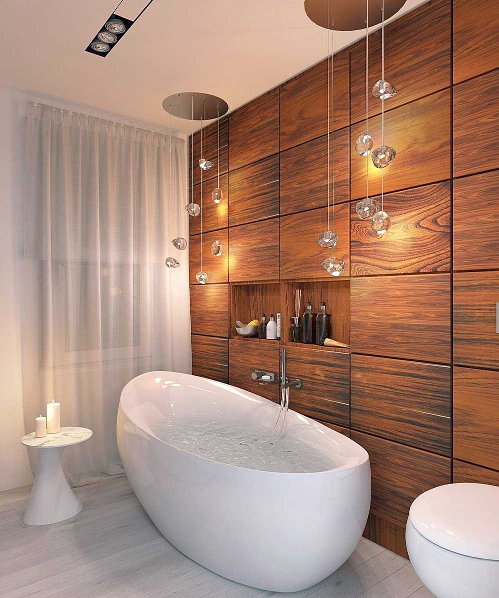 het idee van een lichte badkamer interieur van 6 m²