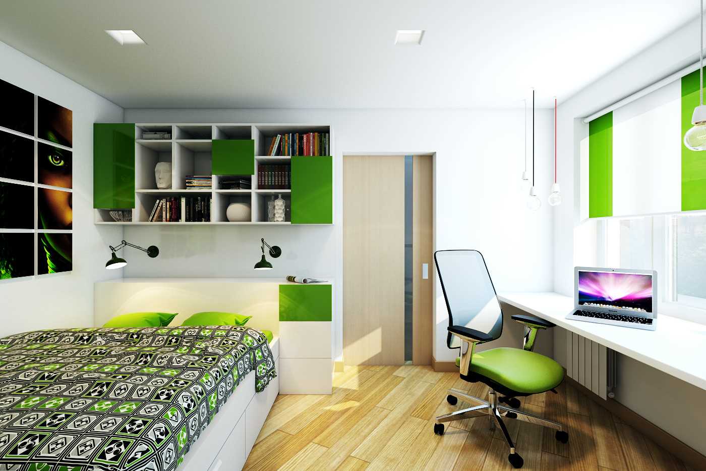 the idea of ​​a beautiful two-room apartment decor