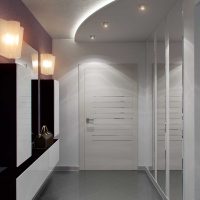 idée d'un beau décor d'un couloir moderne d'une pièce photo