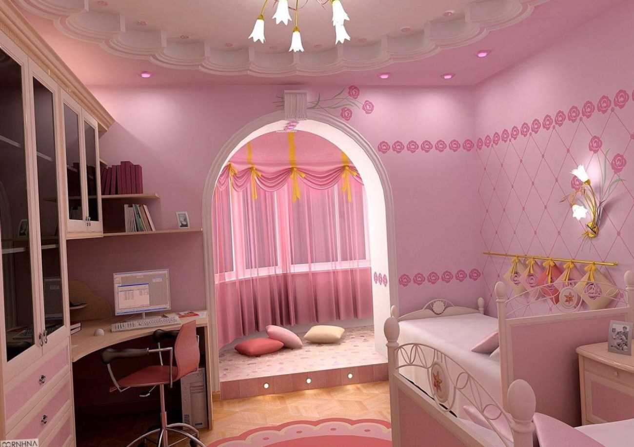 option pour un intérieur lumineux pour une chambre d'enfants pour deux filles