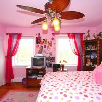 option de couleur rose dans une belle image de décoration appartement