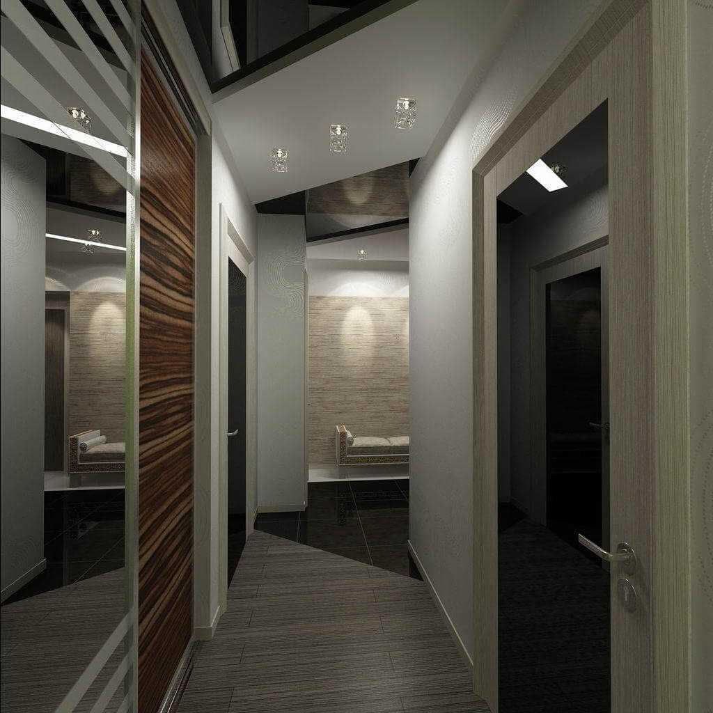 version du beau design du couloir moderne