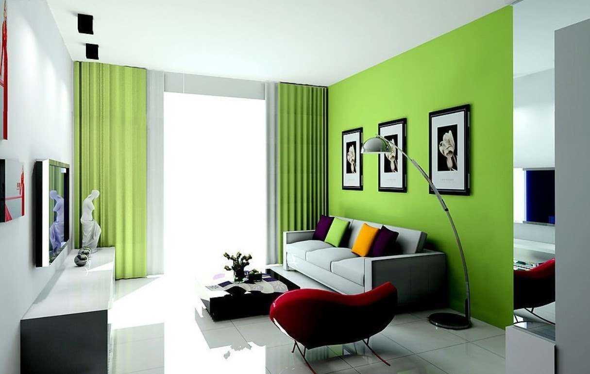 opzione uso verde in un bellissimo arredamento appartamento