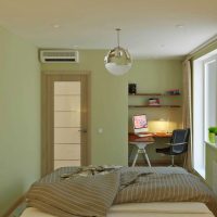 idée de design lumineux appartement d'une chambre photo