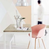 pink use case in a bright apartment decor photo