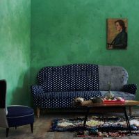 option d'utilisation verte dans une belle image intérieure appartement