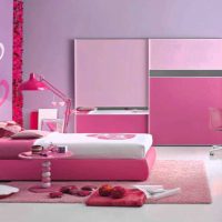 pink use case in an unusual design room picture