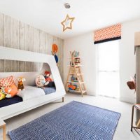 exemple de style moderne et lumineux de la photo d’une chambre d’enfant