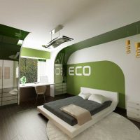 variant of a light decor of a bedroom for a girl in a modern style picture