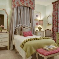 version of the bright style of a bedroom for a girl in a modern style picture
