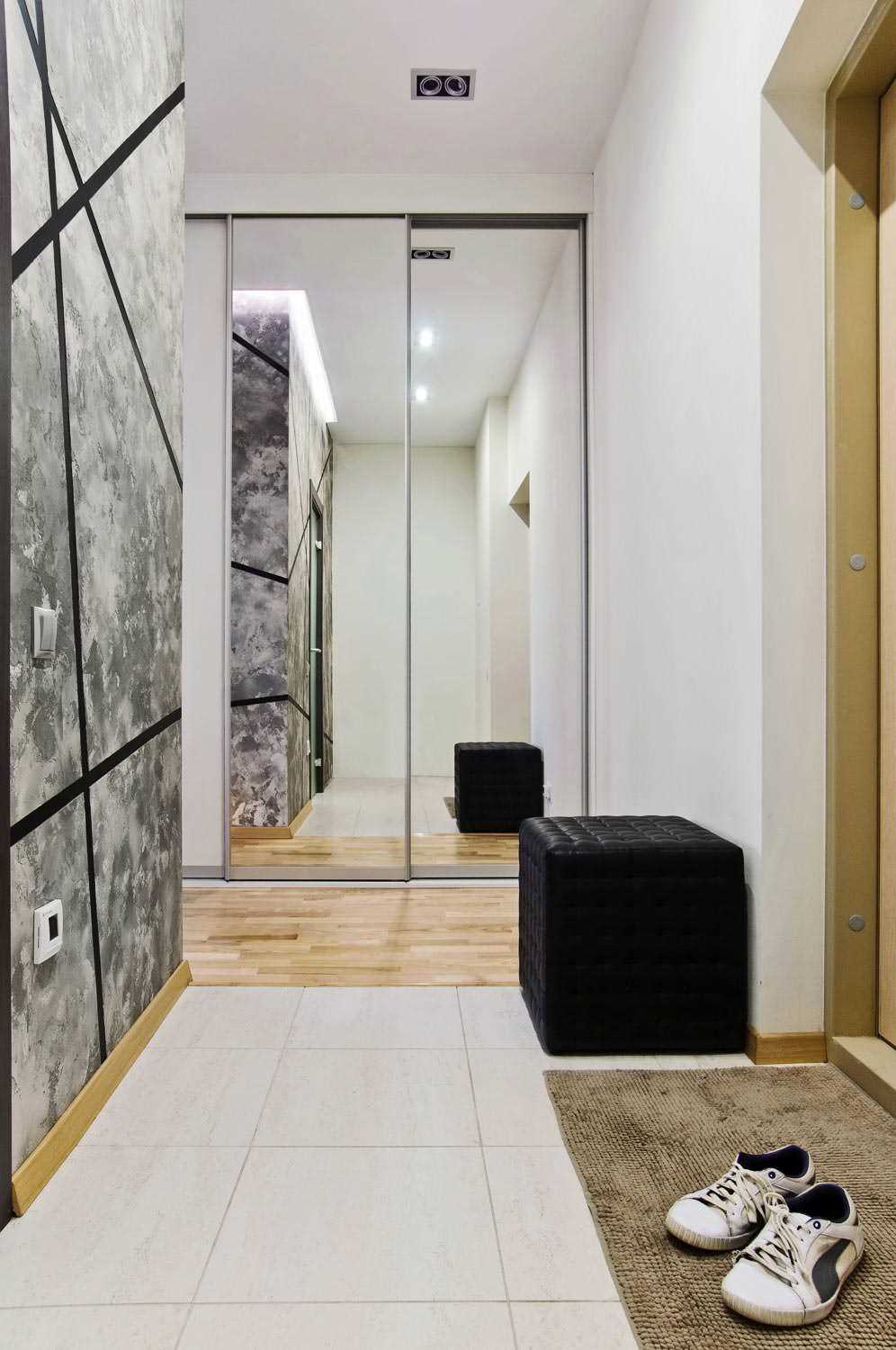 option de design lumineux d'un couloir moderne