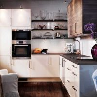 l'idée d'un bel intérieur de cuisine de 8 m2