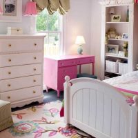 version of the bright style of a bedroom for a girl in a modern style picture