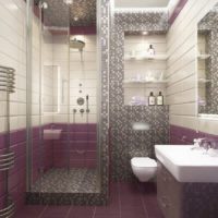 комбиниран дизайн на банята
