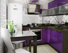 stylish kitchen 6 sq m
