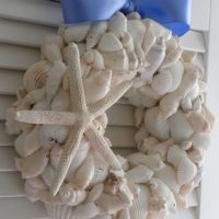 shell decor wreath