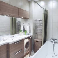 interior design di un bagno piccolo appartamento
