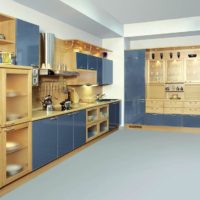 kitchen design with vent set