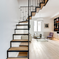 staircase design in the house interior photo